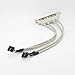 Motherboard 4 Ports USB 2.0 Slot Plate Adapter Hubs Expansion Rear Panel Header Bracket