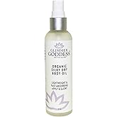 Glimmer Goddess Organic Skin Care Silky Dry Body Oil - 4 fl oz, Nourishing & Protecting Skin, Body & Hair Oil, Organic Moisturizer for Dryness, Uneven Skin Tone, Eczema