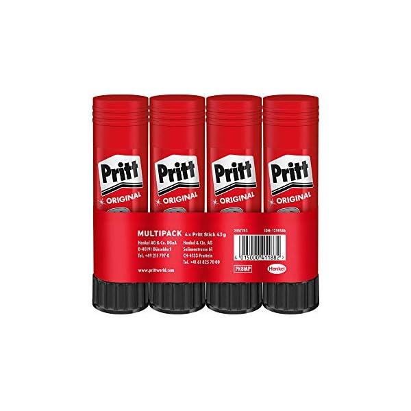 Pritt Klebestift, sicherer und kinderfreundlicher Kleber für Kunst und Bastelarbeiten, starker Klebstoff für Schule… – Bild 3