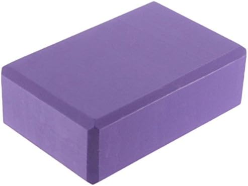 LOOGU 3 inch Foam Yoga Blocks Fitness Yoga Bricks (Purple, Pink & Blue)