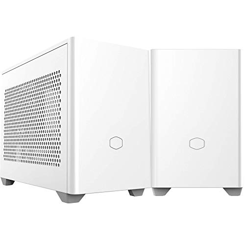 Cooler Master NR200 White Mini-ITX Case - SFF Small Form Factor With Vented Panels & Triple-Slot GPU