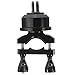 Hooshion Extendable Professional Aluminum 360 Degree Swivel Rotating Helmet Self Mount Adapter Handlebar Bike Mount for Gopro Camera Sports Camera