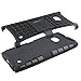 Microsoft Nokia Lumia 730 / 735 Case - Armatus Gear (TM) Pixel Rugged Hybrid Armor Case Shockproof Tough Cover Protector TPU + Rubberized PC with Kickstand For Nokia Lumia 730 / Lumia 735 - Black/Black
