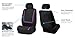 FH Group Car Seat Covers Full Set Cloth - Universal Fit Automotive Seat Covers, Low Back Front Seat Covers, Solid Back Seat Cover, Washable Car Seat Cover for SUV, Sedan and Van Purple