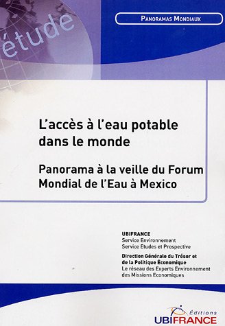 L Acces A L Eau Potable Dans Le Monde Panorama A La Veille Du Forum Mondial De L Eau A Mexico Boivin Michel Collectif Livres Amazon Fr