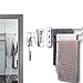 CASAFE+ R17-0016 SUS304 Stainless Steel Swing Arm Towel Bars Hooks Dish Rag Holder