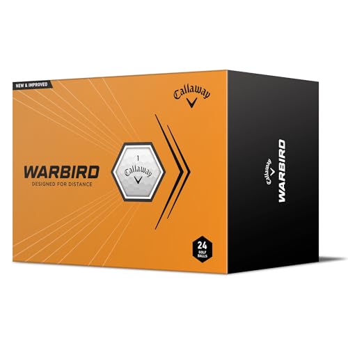 Callaway Golf Warbird 24 Bälle, Weiß, Einheitsgröße