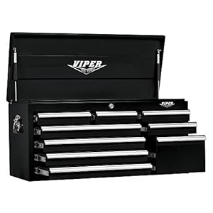2. Viper Tool Storage V4109BLC 41-Inch 9-Drawer 18G Steel Tool Chest, Black