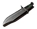 Rogue River Tactical Knives The Big John Classic Western Fixed Blade Bowie Knife with Leather Sheath