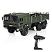 HELIFAR RC Trucks 1/16 Scale 6WD 12km/h Military Remote Control Off-Road Car, 20mins Running Time for Children & Adults (Army Green)