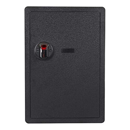 Jolitac Biometric Fingerprint Security Safe Box Smart Quick, Gun Safes for Pistols, Lock Box Cabinets, Solid Steel Safe Strongbox for Money, Jewelry, Cash Boxes, w/Deadbolt Lock (2.58 Cubic Feet)