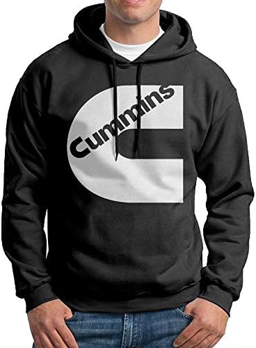 Cummins Diesel C Logo on a Black Hoodie