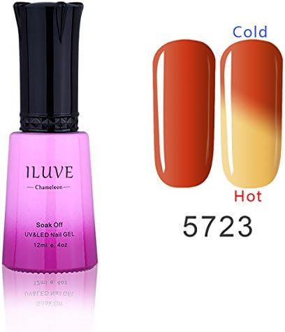 iLuve Long Lasting Soak Off Chameleon Temperature Colour Change Nail Polish with 72 Colors Choices | 1 bottle with 12ml UV Gel Polish of Color #5723