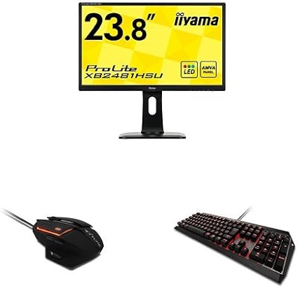 Amazon Iiyama モニター Xb2481hsu B1 23 8インチ G Tune ゲーミングマウス Gtcl08bk1 G Tune ゲーミングキーボード Gtc109u01bk1 マウスコンピューター パソコン 周辺機器 通販
