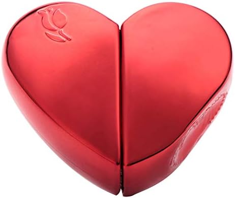 Empty Perfume Spray Bottle, Travel 25ml Heart Shaped Mini Refillable Perfume Atomizer Bottle Empty Pump Sprayer Heart Shaped(Red)
