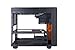 APEVIA X-QPACK3-OG Micro ATX Cube Gaming/HTPC Case, Supports Video Card up to 320mm/ATX PS, 2xOrange Windows, USB3.0/USB2.0/HD Audio Ports, 1x140mm Orange LED fan, Flip Open Design, Dust Filter-Orange