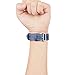 V-Moro Compatible with Single Tour Leather Bands for 42mm 44mm Apple Watch Series 4/3/2/1 (Navy Blue, 42mm)