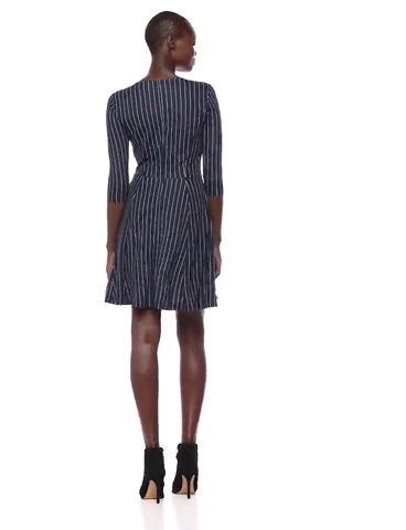 Amazon-Brand-Lark-Ro-Womens-Three-Quarter-Sleeve-Knit-Fit-and-Flare-Dress