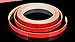 AM Safety Reflective Warning Lighting Sticker Adhesive Tape Roll Strip. for Beautify Bicycle Bike Decoration (Red)