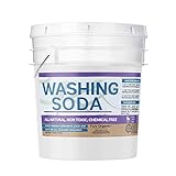 Natural Washing Soda (1 Gallon, 9 lb.) by Pure Organic Ingredients, Resealable 1 Gallon Sodium Carbonate, Soda Ash, Stain Remover, Water Softener, Multi-Purpose Cleaner (Also in 5 Gallon)