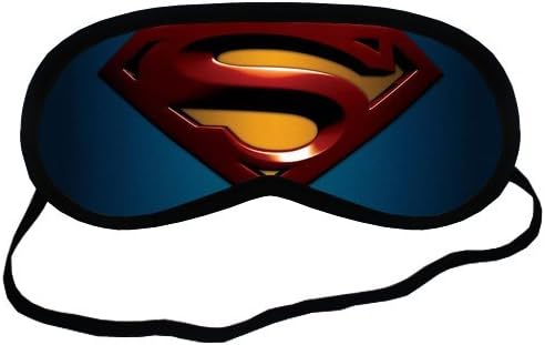 Custom superman Sleeping Mask, Comfortable Soft Cotton Shading breathable Sleeping Aids Eye Mask Cover Travel & Work Rest