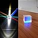 4pcs Cube Prism Optical RGB Combiner Splitter Physics Science Lab Teaching Instrument