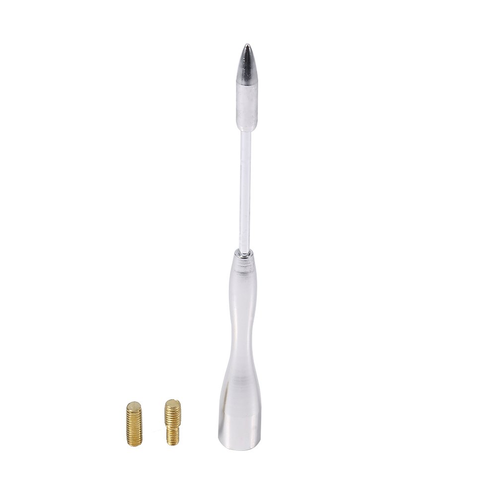 Qiilu Whip Mast Antenna, Universal 2 IN 1 Car Van Bee Sting Radio Mast Roof Antenna Aerial Ariel AM/FM