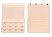 Cxapnstou Women Bra Extensions 4 Hook Plus Size Bra Extender Elastic Strap Beige 6pcs