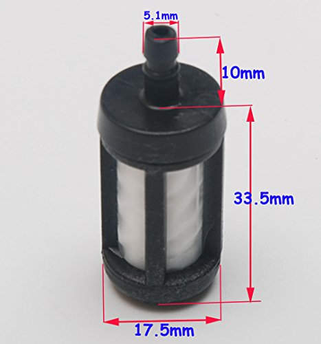 image for SaferCCTV Replacement Fuel Line Hose Tube with Fuel Filter for Stihl F