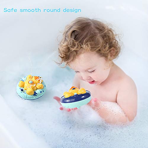 Bath Sprinkler Toys, Spray Water Buddy Infant Bath Toys, Animal Shower Tub Toys for Toddlers