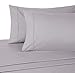 Amazon Brand – Pinzon 300 Thread Count Organic Cotton Bed Sheet Set - Queen, Dove Grey