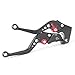 GZYF Short Brake Clutch Levers/for Yamaha YZF R6 2005-2011 / YZF R1 2004-2008 Black and Red