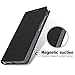 Essential PH-1 Phone Case,Feitenn Essential Premium Flip Leather PU Wallet Smart Case Stand Kickstand Card Holder Magnetic Silicone Clear TPU Bumper Slim Thin Cover Case for Essential phone PH-1 Black