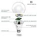 Dusk to Dawn Light Bulb 8W Auto On/Off Led Light Bulbs[Built-in Light Sensor][No Stroboscopic Effect] A19 E26 Base Security Lamp for Corridor Garden Garage Yard Porch Patio (5000K Natural White)