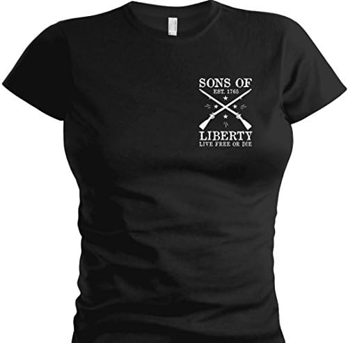 Sons of Libery Good Girls. Carry Guns. Wom Black/LRG T-Shirt