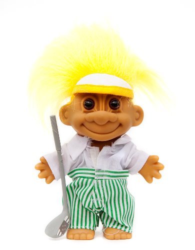 My Lucky Golf Troll - Yellow Hair