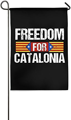 Freedom For Catalonia 100% Polyester Fabric Garden Flag 12x18"