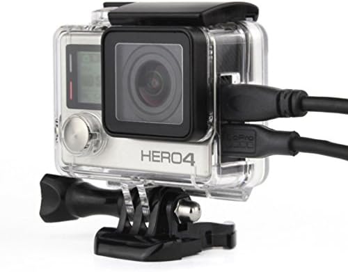 Protective Housing Case,Side Open Protective Skeleton Housing Case Portable Housing with LCD Touch Backdoor for Gopro Hero 4 Sliver Hero3+