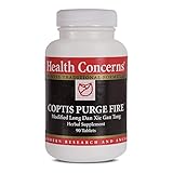 Health Concerns - Coptis Purge Fire Formula - Modified Long Dan Xie Gan Wan Chinese Herbal Supplement - Inflammation and Eye, Ear, and Nasal Infection Relief - with Coptis Rhizome - 90 Tablets per Bottle