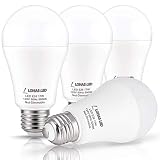LOHAS LED Bulb 100-150W Equivalent(UL Listed), LED Light Bulbs Daylight 5000k, White A19 Bulb 17W, E26 Edison Base LED Lights, LED Home Lighting Lamps, Non-Dimmable(4 Pack)