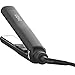 xtava Gloss Factor Titanium Flat Iron - Professional 1 inch Dual Voltage Hair Straightener and Curler with Temperature Control - Auto Shut Off Hair Straightening Iron with Heat Resistant Travel Case