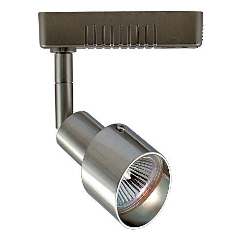 Jesco Lighting HLV24050SC Mini Deco 240 Series Low Voltage Track Light Fixture, 50 Watt, Satin Chrome Finish