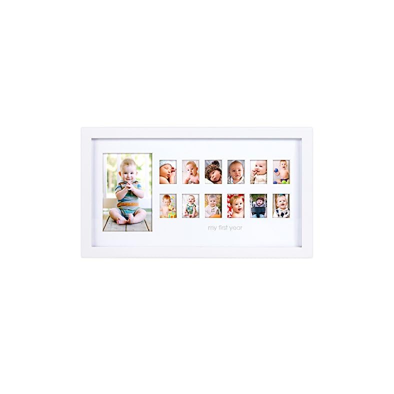 Pearhead My First Year Photo Moments Baby Keepsake Picture Frame, Baby’s First Year Photo Frame, Mother’s Day Accessory…