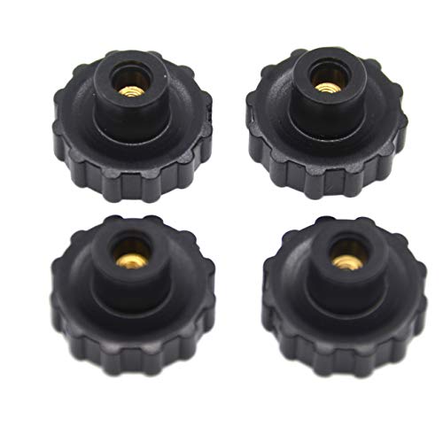 Befenybay 4PCS Upgraded Hand Twist Leveling Nut Diameter 22mm + 4PCS Hot Bed Spring + 4PCS M3X35mm Screws for 3D Printer ANYCUBIC Mega Hot Bed/Platform