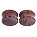 Oyaface 2PC Saddle Plugs Natural Wood Ear Gauges Tunnels Stretcher Set Concavity Wood Style A 20mm