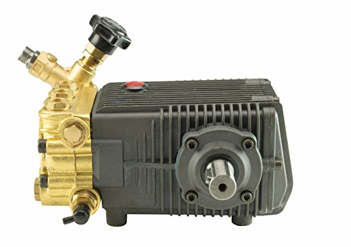 Erie Tools 6.1 GPM 5200 PSI Triplex Pressure Washer Pump - 1" Solid Male Shaft