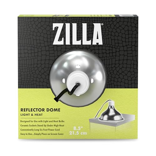 Zilla Silver Reflector Domes 8.5 Inches