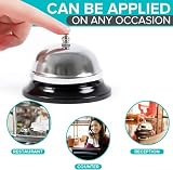 HAADI Reception Call Bell Stainless Steel Hand Held Desk Service Bell view 4