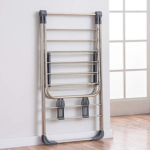 Mua Momakq 折りたたみ 室内物干し ステンレス製 物干しスタンド