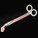 Bememo Candle Wick Trimmer Stainless Steel Wick Trimmer Scissor Cutter (Rose Gold)